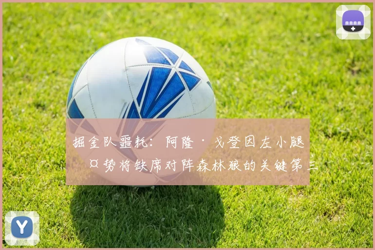 掘金队噩耗：阿隆·戈登因左小腿伤势将缺席对阵森林狼的关键第三场比赛_1_NBA_勇士