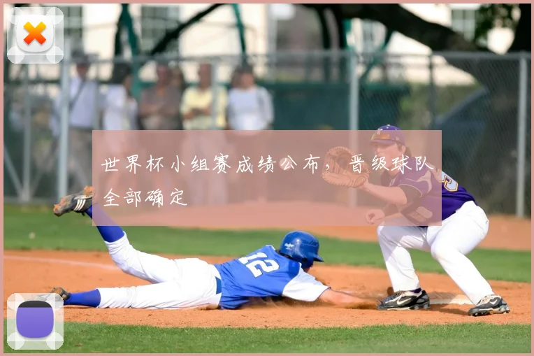 世界杯小组赛成绩公布,晋级球队全部确定